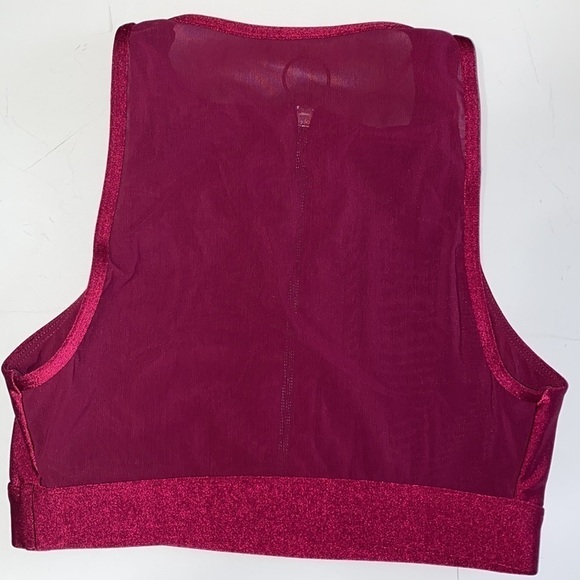 Koral High Neck Front Zipper Mesh Sports Bra - Picture 4 of 4